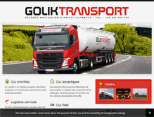 Tablet Screenshot of goliktransport.pl